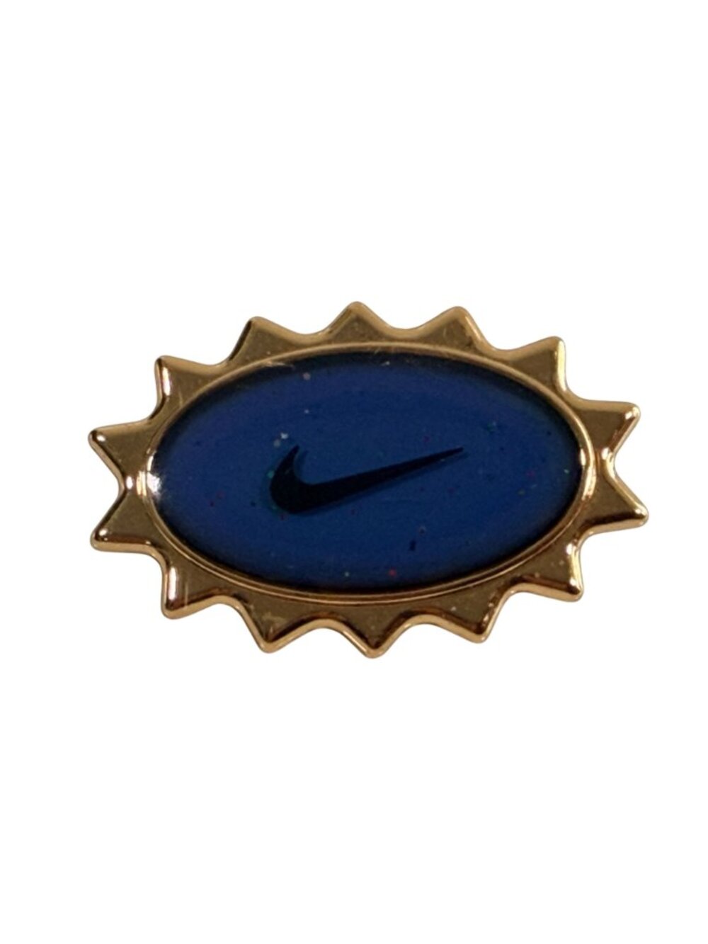 Vintage Nike MOOD Color Changing Running Gold Tone Sunburst Lapel Pin on Card - Picture 3 of 5